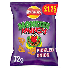 All UK Crisp - Walkers, Monster Munch, Quavers, Wotsits, McCoys (Singles)