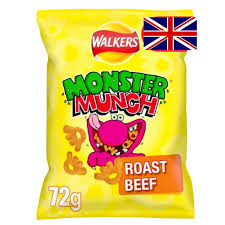 All UK Crisp - Walkers, Monster Munch, Quavers, Wotsits, McCoys (Singles)