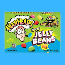 Warheads Sour Jelly Beans Theatre Box