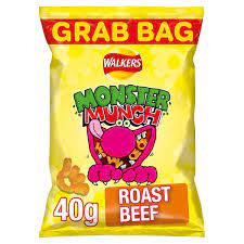 All UK Crisp - Walkers, Monster Munch, Quavers, Wotsits, McCoys (Singles)