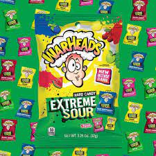 Warheads Extreme Sour Hard Candy 28g