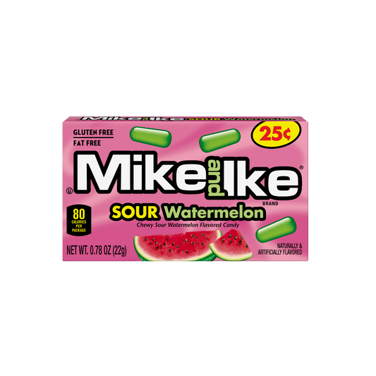 Mike and Ike Sour Watermelon Theatre Box