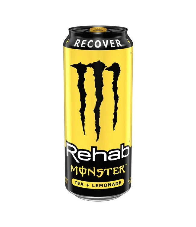 Three Cans of Monster Rehab Lemonade Tea Japanese Recover Energy Drink 355ml