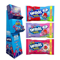 Nerds Gummy Clusters Grape Strawberry Blitz, Rainbow & Football Rush 85g (Single)