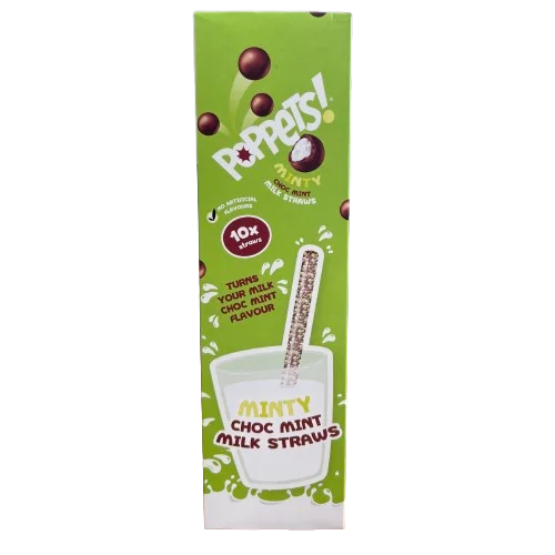 UK Poppets Choc Mint Straws BB Aug 2025