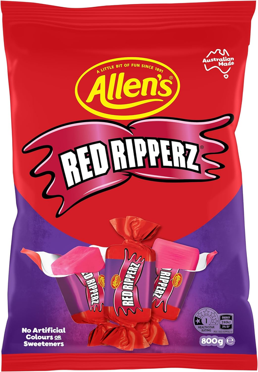 Allens Red Rippers 800g Bag