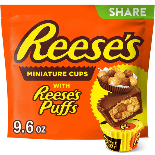 US Reese's Miniature Cups with Reese's Puff 277g