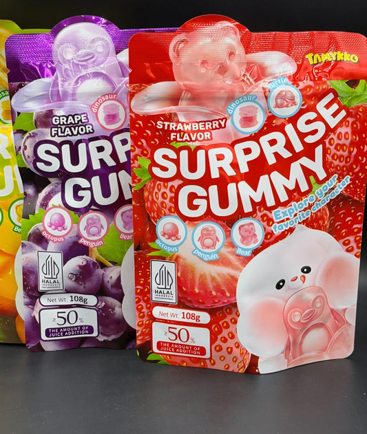 Tamykko Surprise Gummy - Fruit Juice Peelable Gummy Cubes 108g (ASIA)