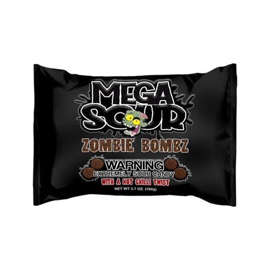 Mega Sour Zombie Bombs Hot Chilli 104g