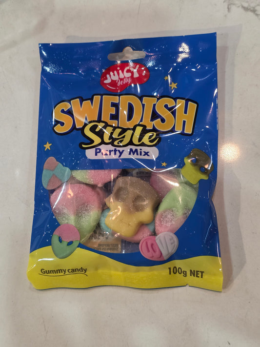 Juicy Jelly Swedish Style Candy Party Mix 100g (Net)