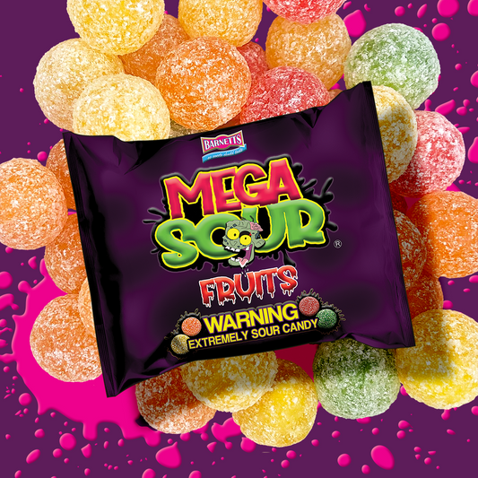 Mega Sour Fruits 104g