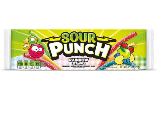 Sour Punch Rainbow Straws  57g (USA)