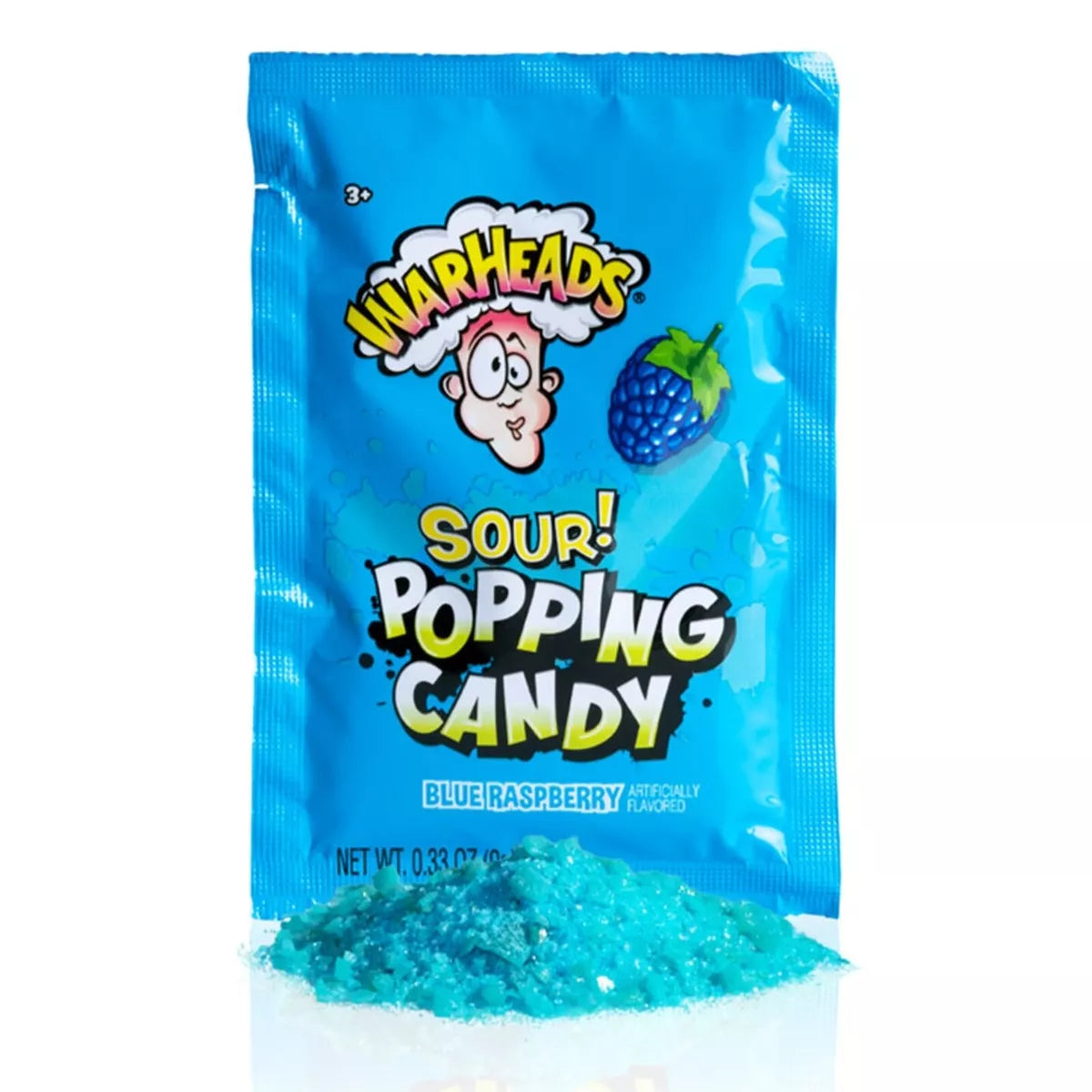 Warheads Popping Candy Blue Raspberry 9g (USA)