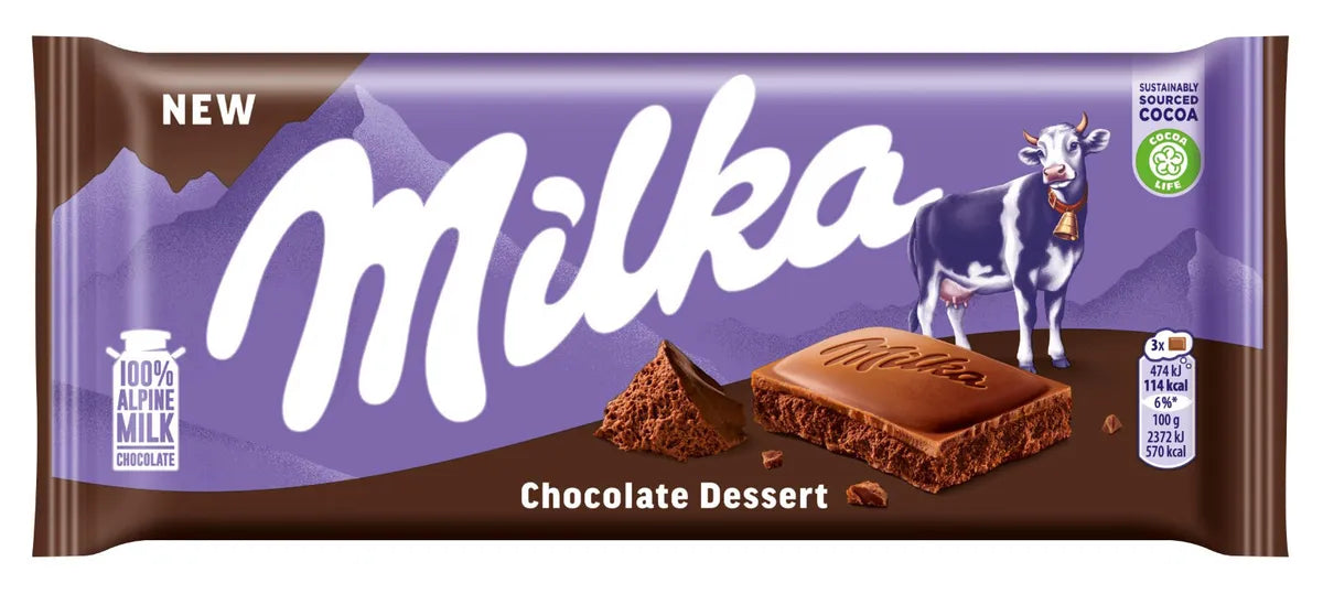 Milka Dessert Block  100g (UK)