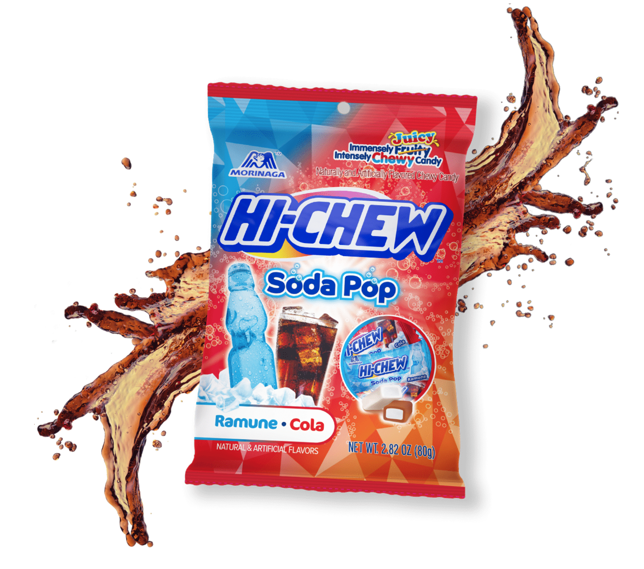 Hi-Chew Soda Pop Mix Bag 80g  (USA)