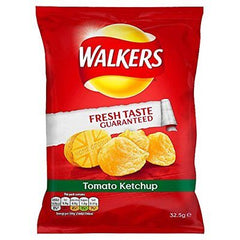Walkers Tomato Ketchup Crisps 32.5g (UK)