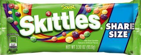 US Skittles Sour 51g