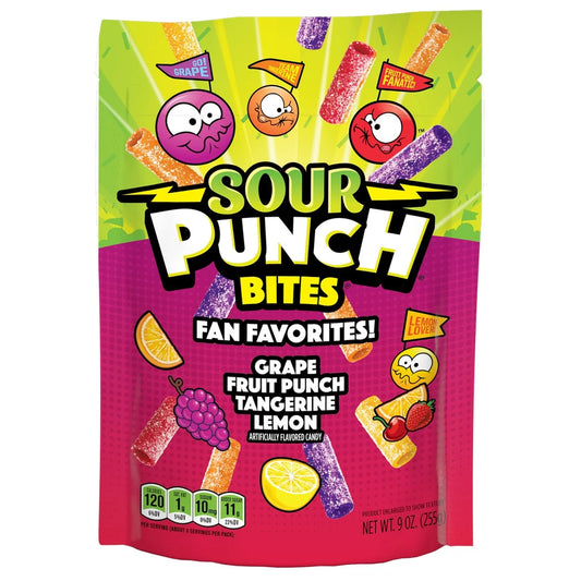 Sour Punch Bites Fan Favourites 142g (USA)