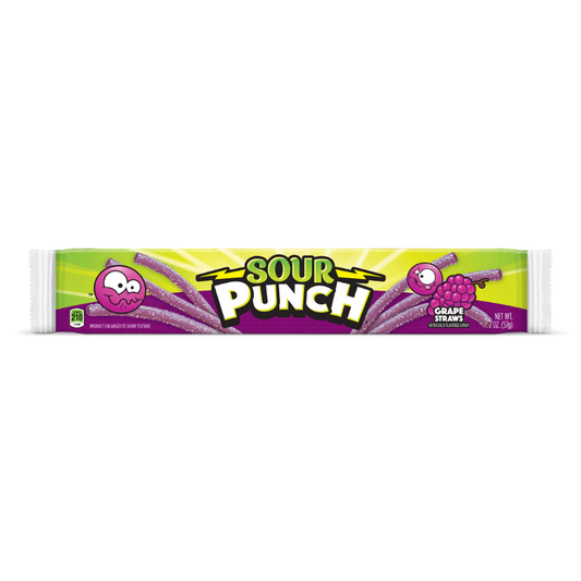 Sour Punch Grape Straws  57g (USA)