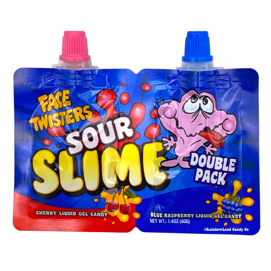 Face Twister Sour Slime Double Pack 40g (USA)