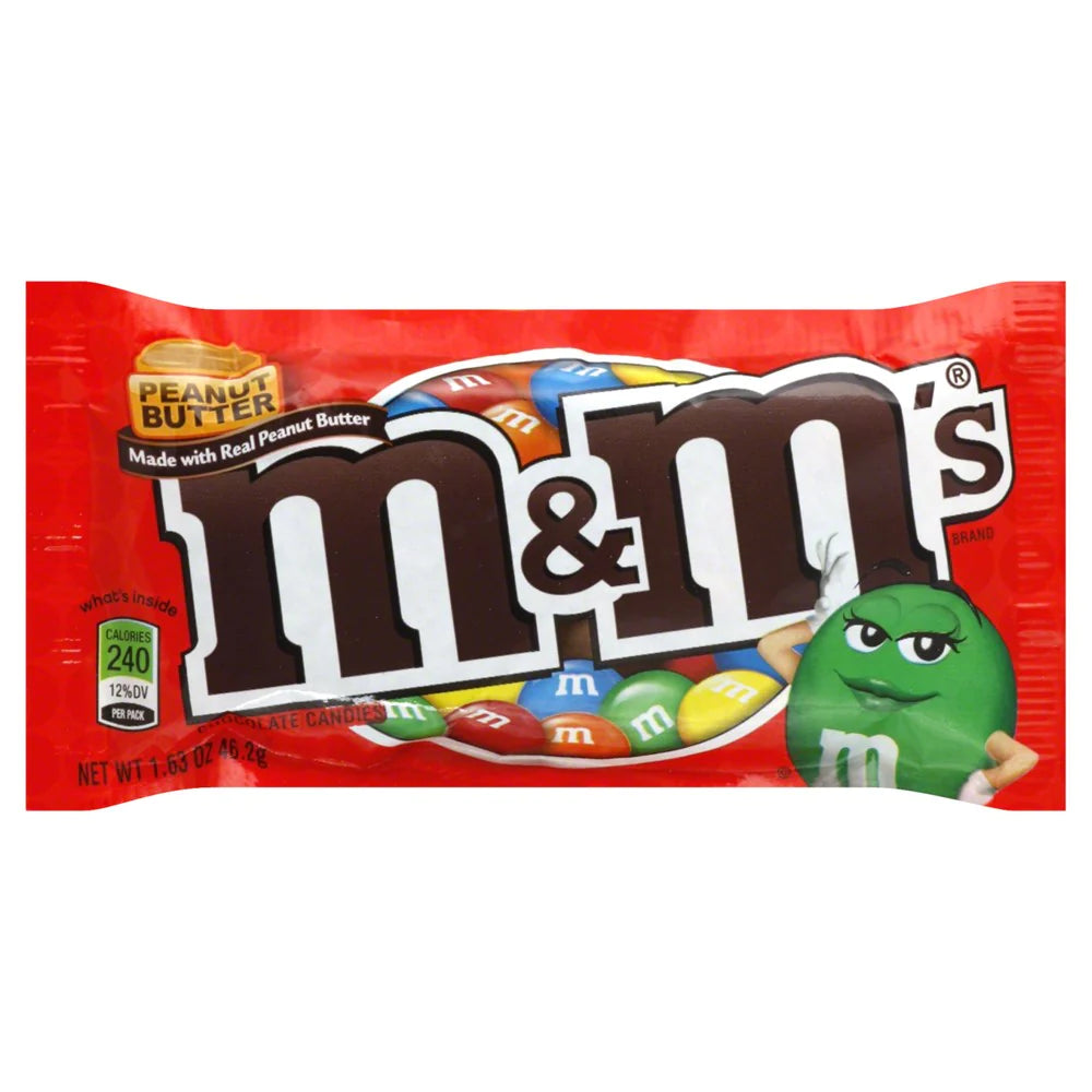 M&M'S PEANUT BUTTER SINGLE 1.63OZ