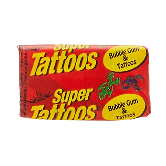 Super Tattoo Bubble Gum Pick 1 or Many