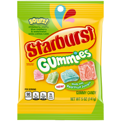 US Starburst Gummies Sour 141g